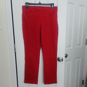 Apt. 9 Red Straight Leg Pants